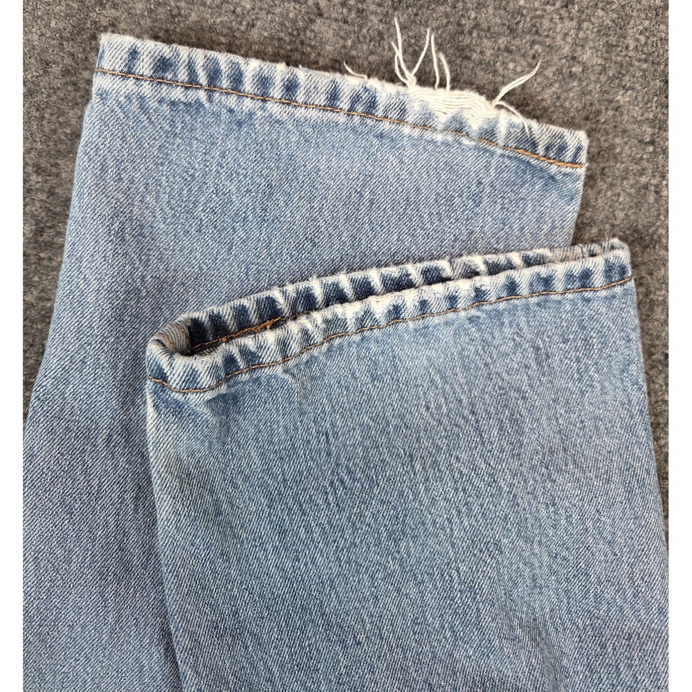 Levis 505 Jeans Mens 34x29 Blue - Picture 6 of 8